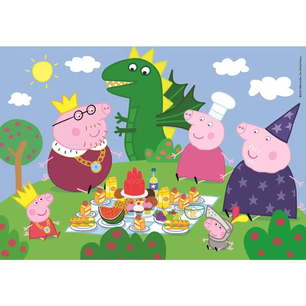 Peppa malac 60 db-os Supercolor puzzle - Clementoni kép 2
