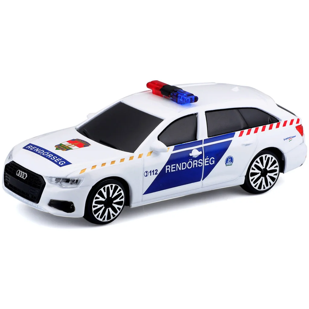 Bburago: Audi A6 szirénázó magyar rendőrautó 1/43 kép 2