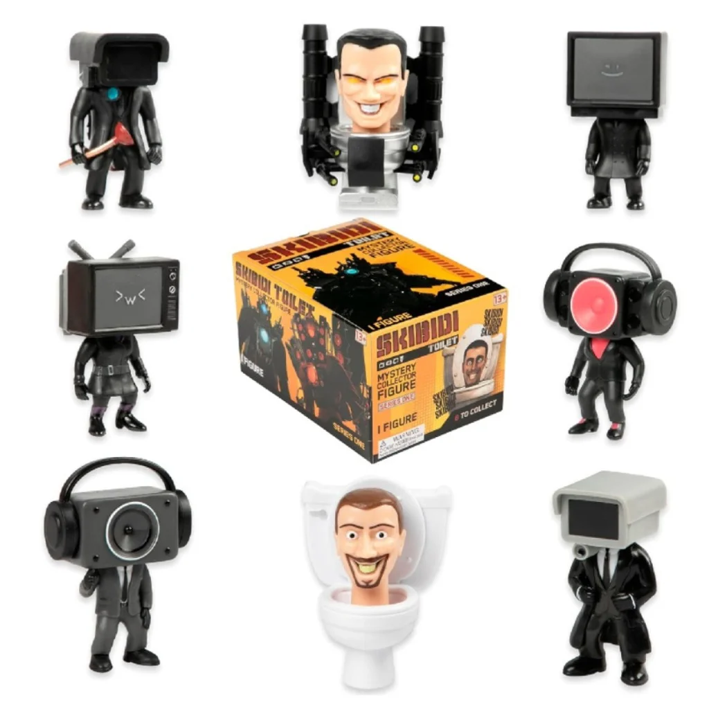 Skibidi Toilet WC meglepetés figura szett 1db kép 2