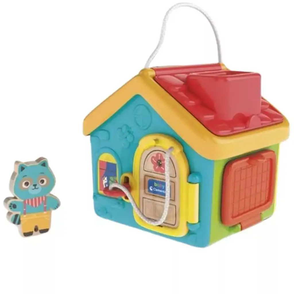 Clementoni Baby: Montessori kulcsos házikó készségfejlesztő játékszett kép 2