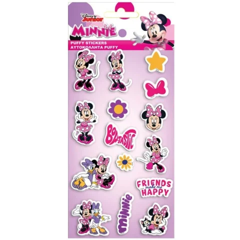 Minnie egeres 3D pufi matrica szett 10x22cm-es íven