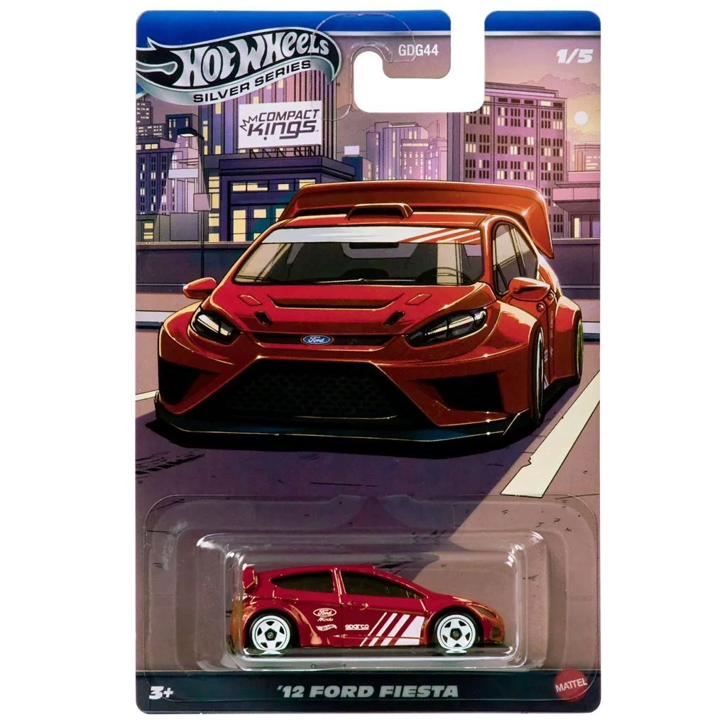 Hot Wheels: ’12 Ford Fiesta klasszikus kisautó 1/64 - Mattel