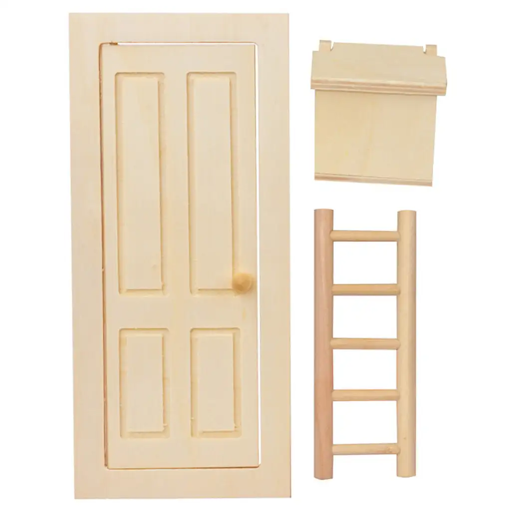 PlayBox: Mini Elf ajtó szett létrával és postaládával kép 2