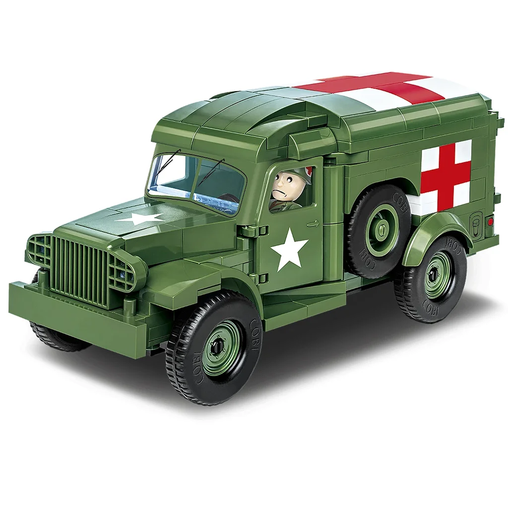 COBI: Dodge WC-54 Ambulance mentőautó építőjáték (2257) kép 2