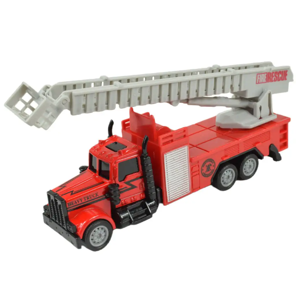 Fire Squad: Tűzoltó teherautó lendkerekes kialakítással kétféle változatban 1db kép 2