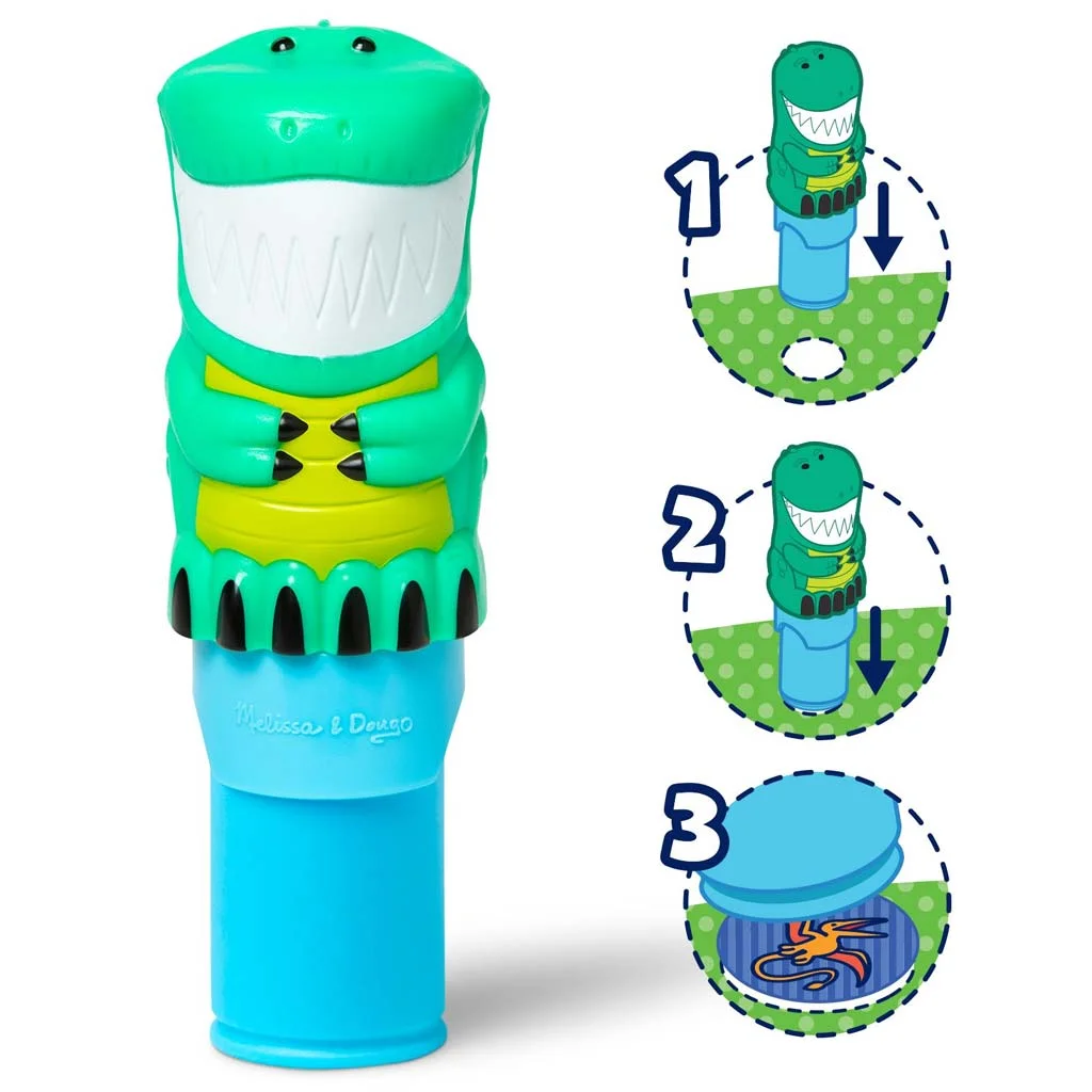 Melissa&Doug: Sticker WOW! Matrica pecsételő – Dinó – Spin Master kép 2