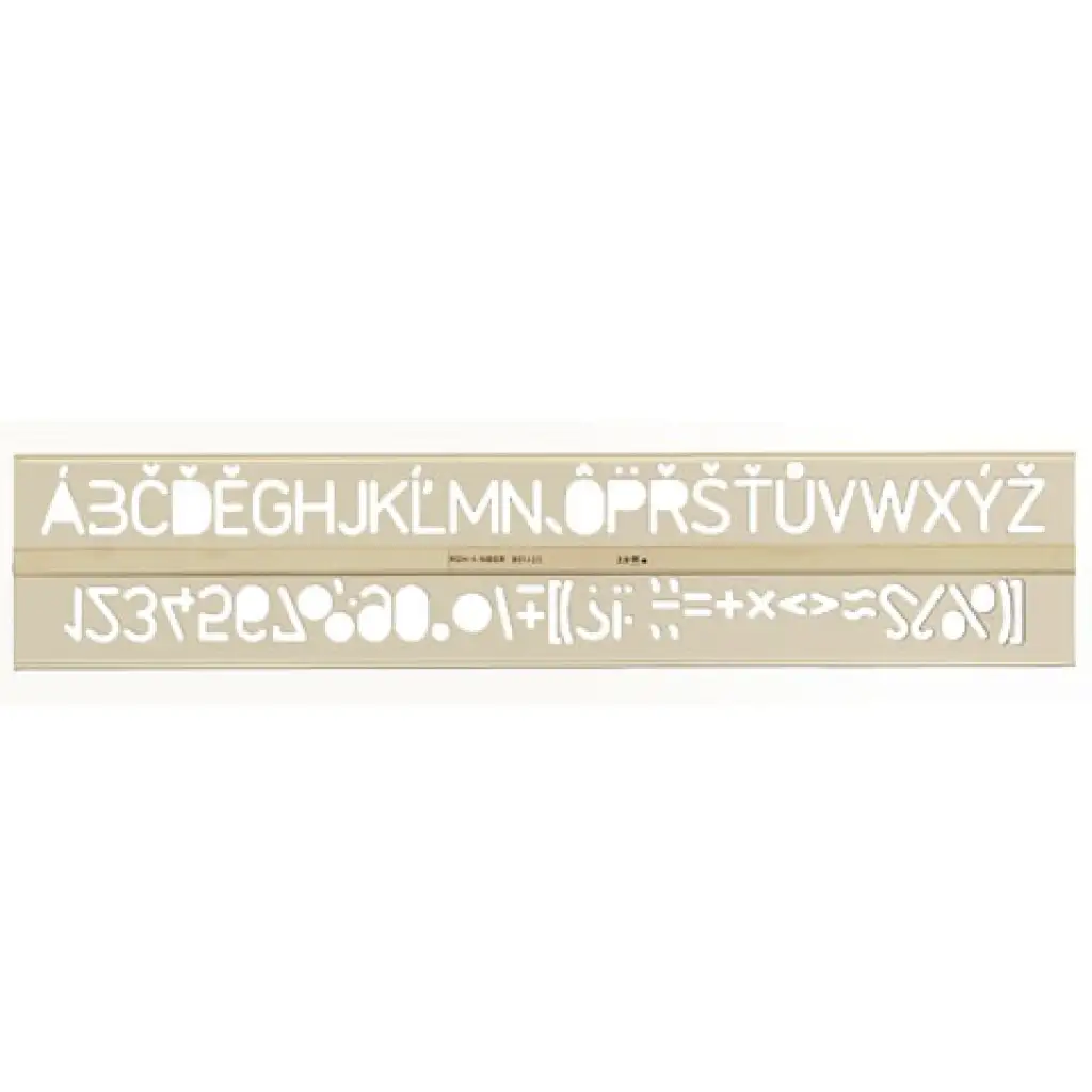 ICO: Koh-I-Noor betűsablon 20mm-es