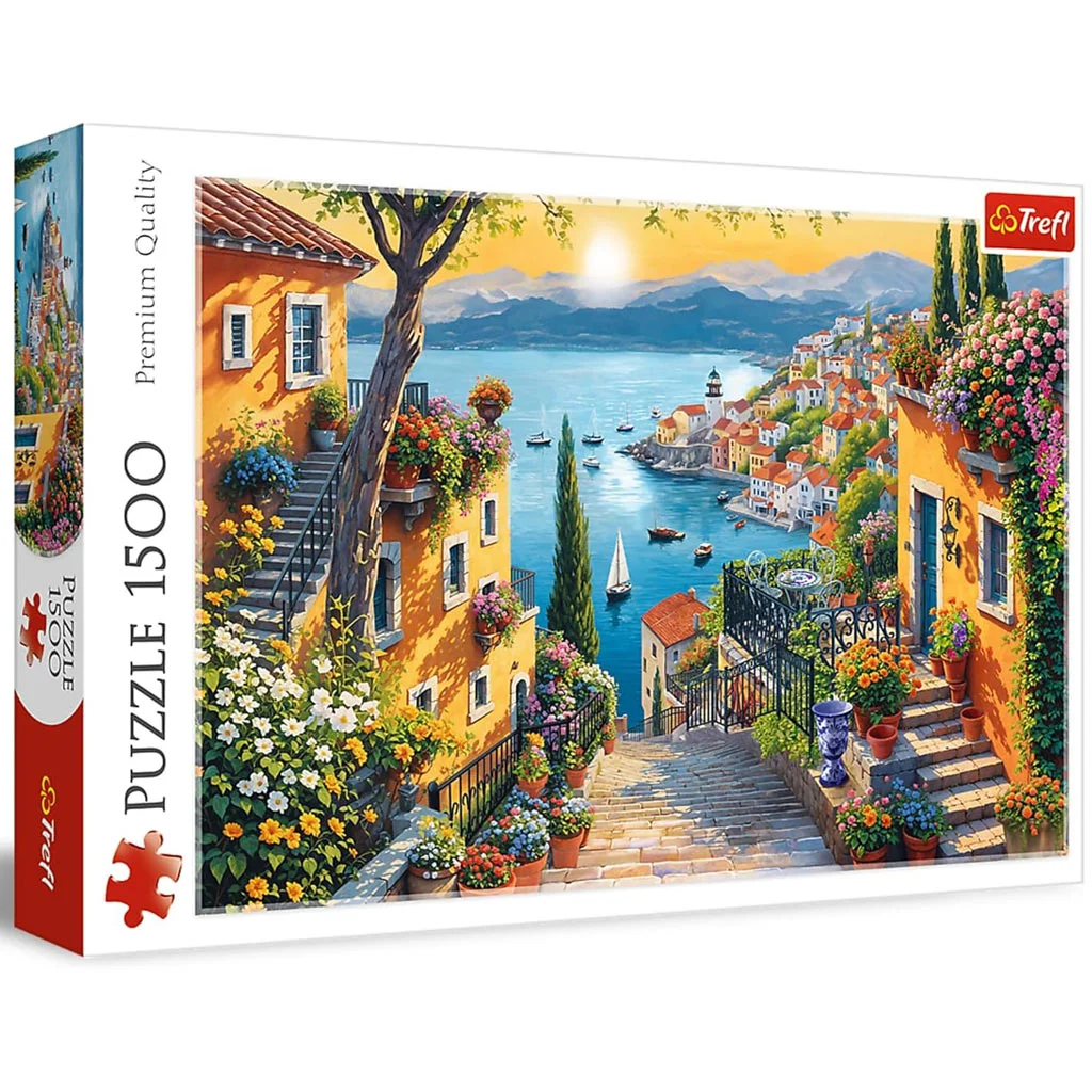 Tengerparti kilátás 1500db-os puzzle - Trefl