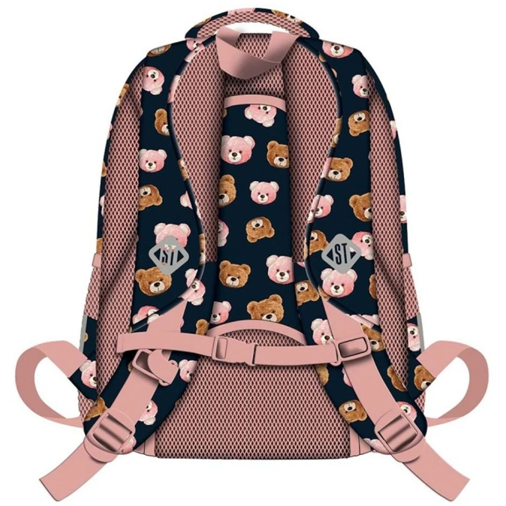 St.Right Teddy Bear macis iskolatáska, hátizsák BP58 40x28x18cm kép 2