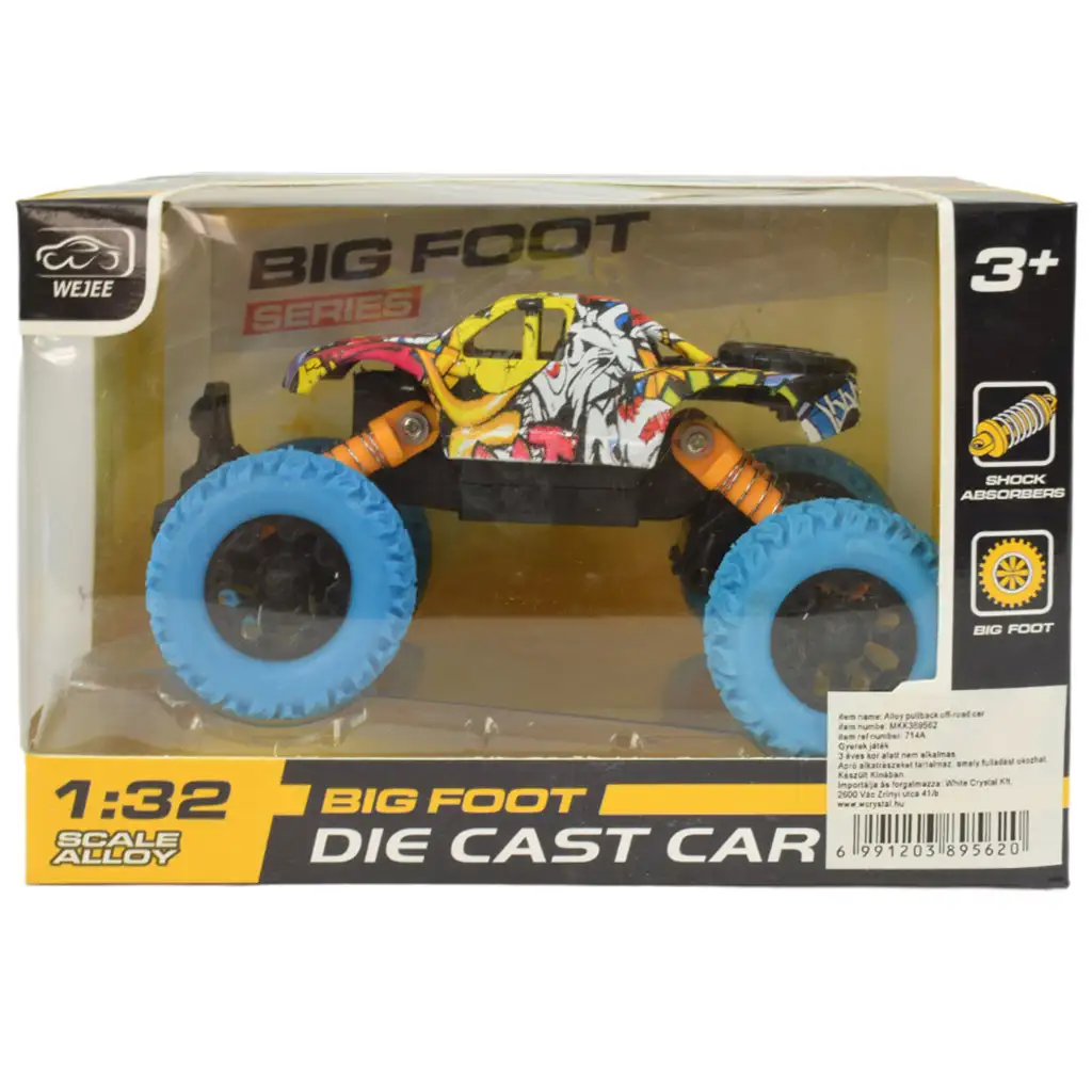 Big Foot Series: Offroad terepjáró kétféle változatban 13cm kép 11