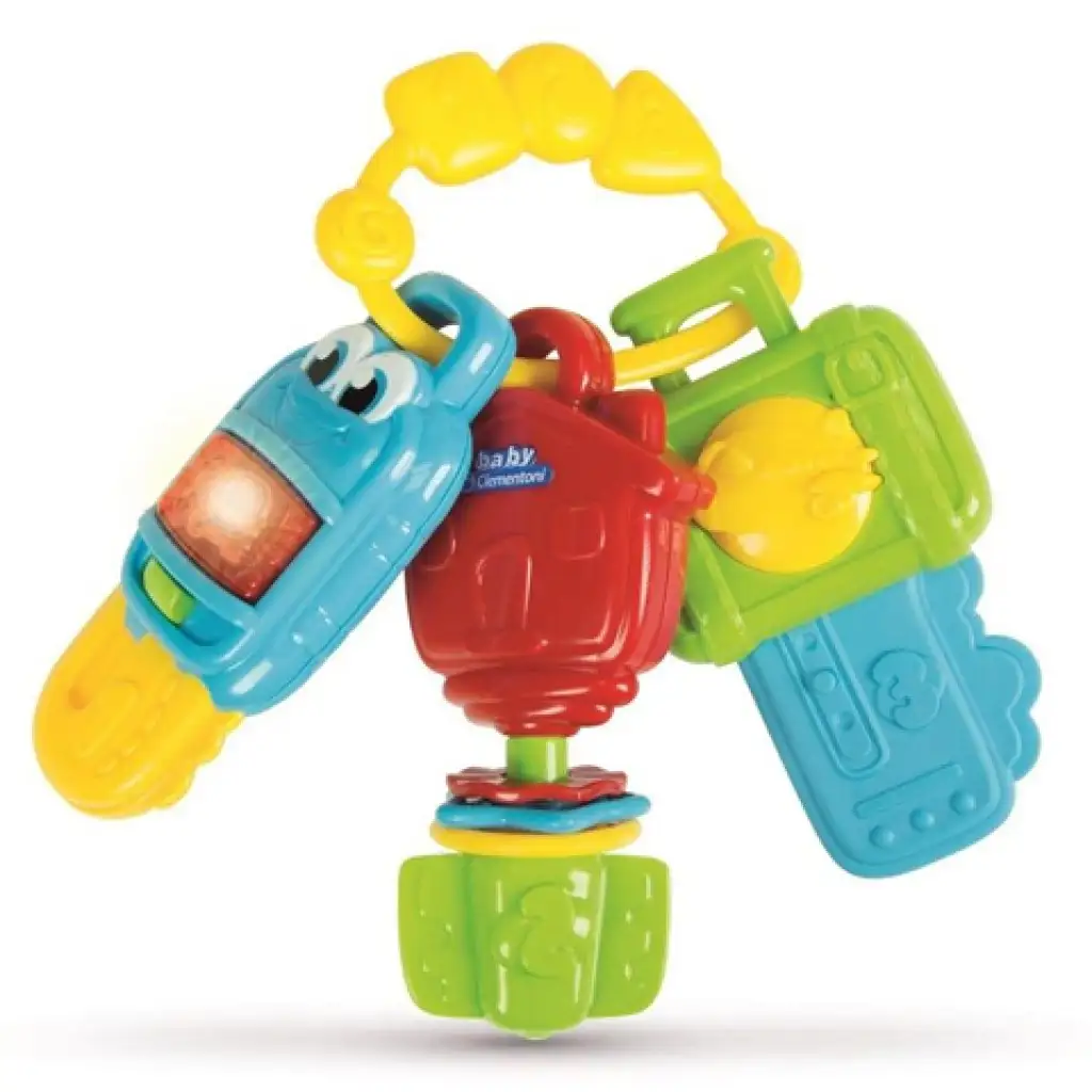 Baby kocsikulcs fénnyel és hanggal - Clementoni kép 2