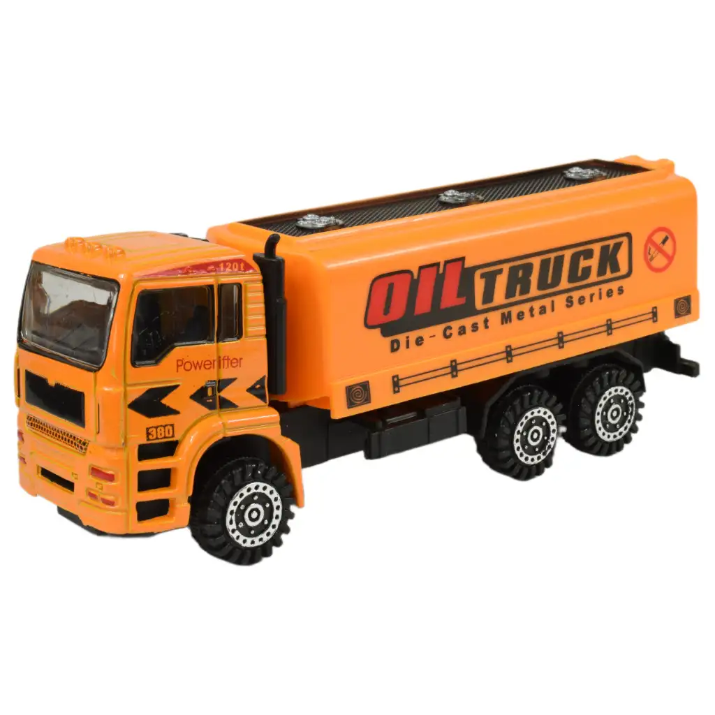 Truck: Fém építőipari járművek többféle változatban 19cm kép 2