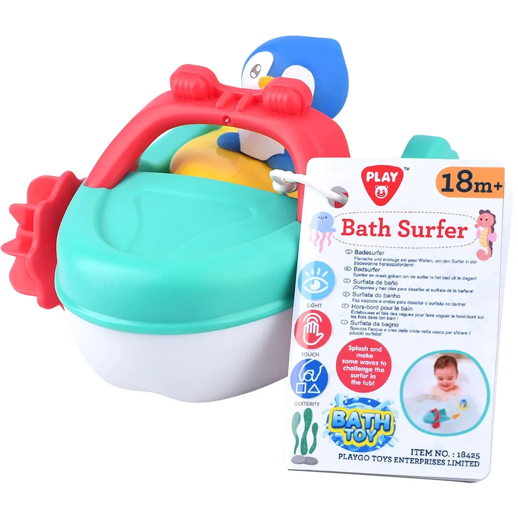 Playgo: Motorcsónakos pingvin fürdőjáték kép 2