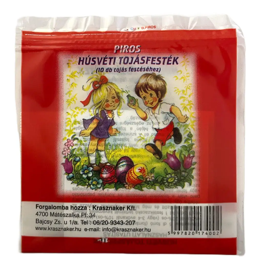 Ico: Húsvéti piros színű tojásfesték