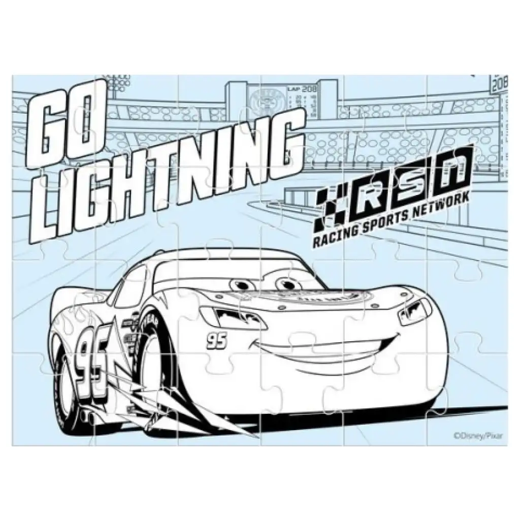 Verdák 3 4 az 1-ben színezhető puzzle kirakó 20-24-36-48db-os kép 4