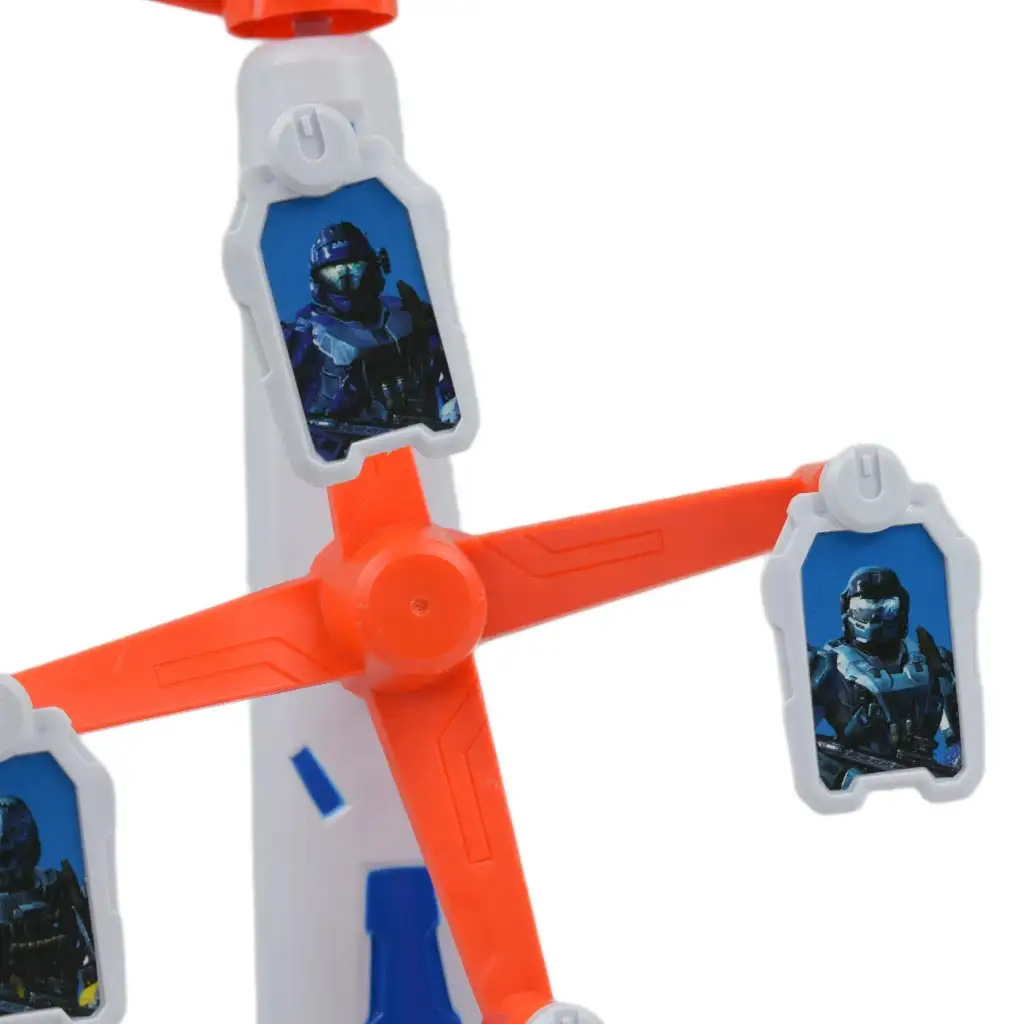 Dart League: Elektronikus forgó céltábla, manuális szivacslövő fegyverrel és lövvedékekkel kép 7