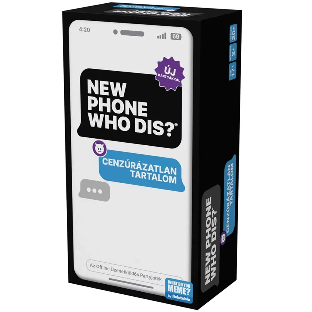 What do you meme? - New Phone Who Dis? Cenzúrázatlan tartalom felnőtt társasjáték