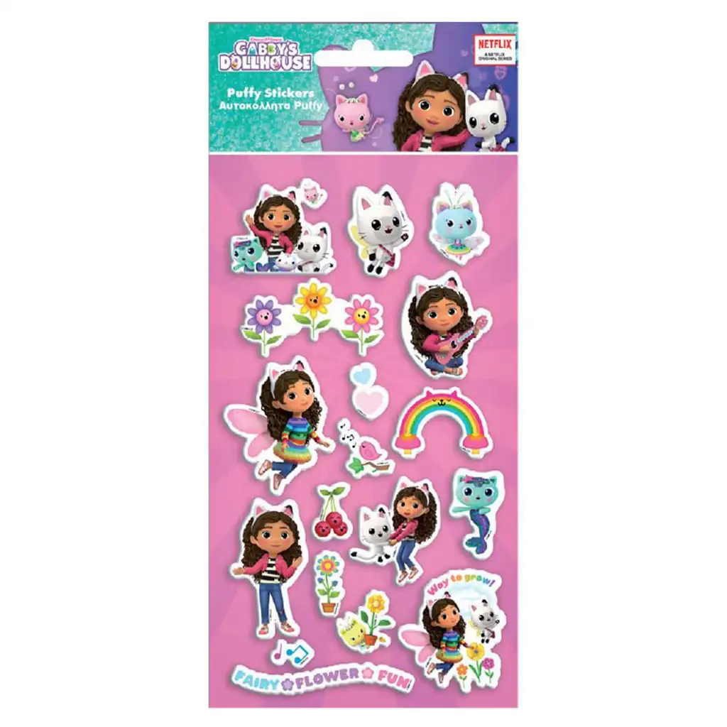 Luna: Gabi babaháza 3D pufi matrica szett 10x22cm-es íven