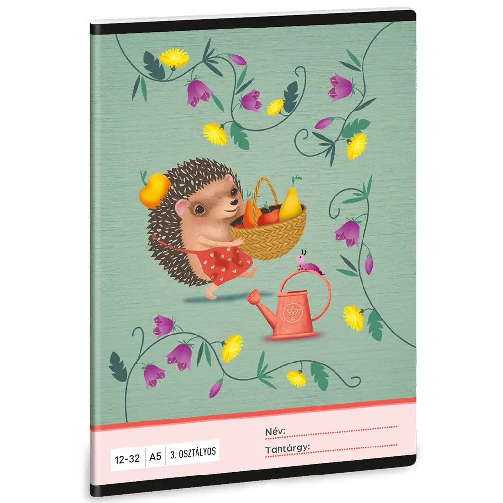 Ars Una: Apple Pie sünis 3. osztályos vonalas füzet A/5