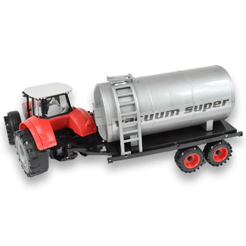 Farm Truck Series: Piros vagy zöld víztartályos traktor 46cm kép 2