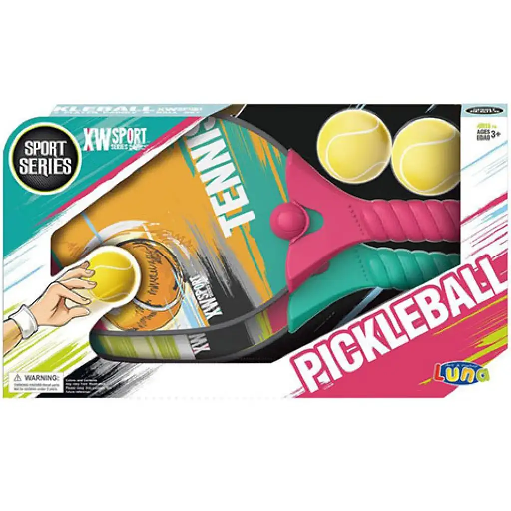 Teniszező szett két labdával