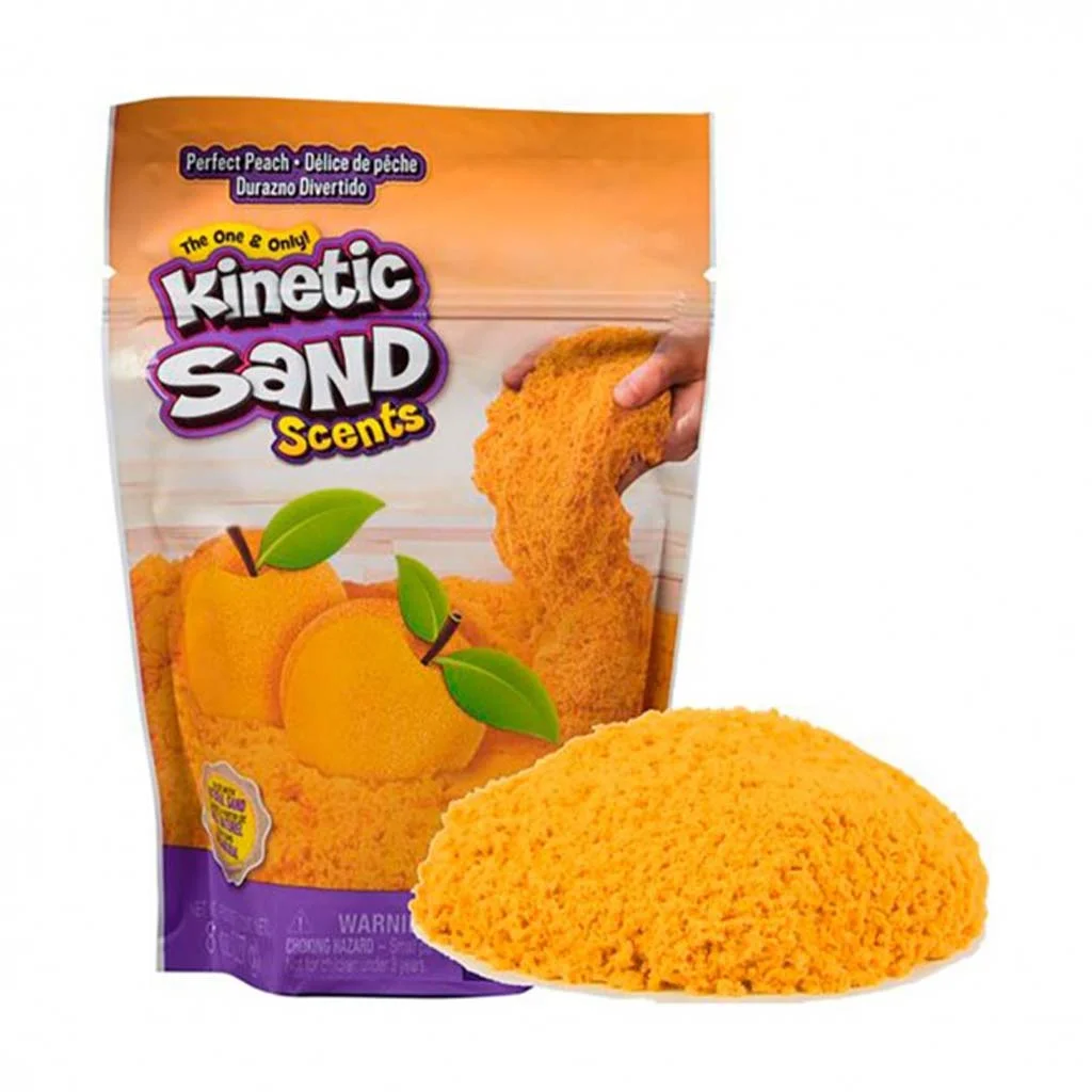 Kinetic Sand Scents: Illatos homokgyurma 227g - Barack - Spin Master