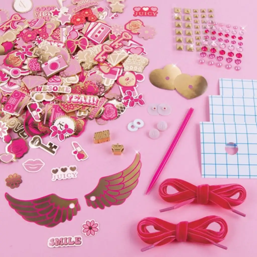 Make it Real: Juicy Couture -  Sticker Chic cipődíszítő kreatív szett kép 2