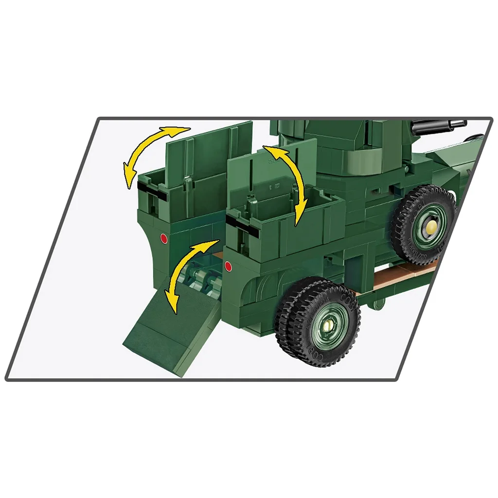 COBI: Rolls Royce páncélautó 1920 Pattern Mk I építőjáték (2988) kép 6