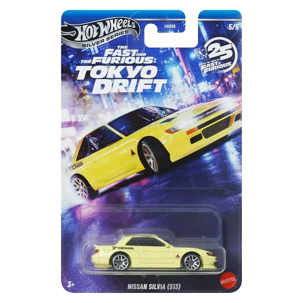 Hot Wheels: Halálos iramban Nissan Silvia S13 kisautó 1/64 - Mattel