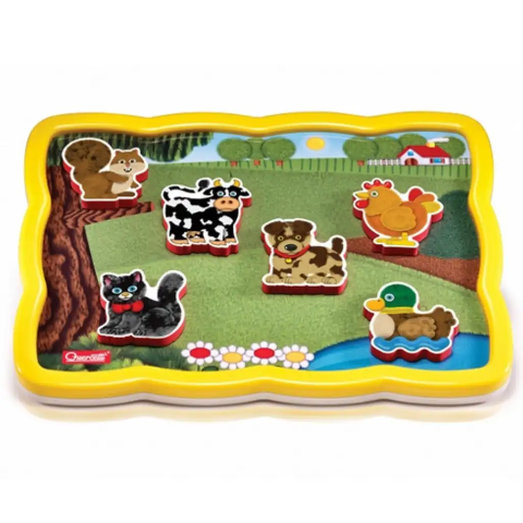 Quercetti: Háziállatos Mágneses Puzzle 12db-os kép 5