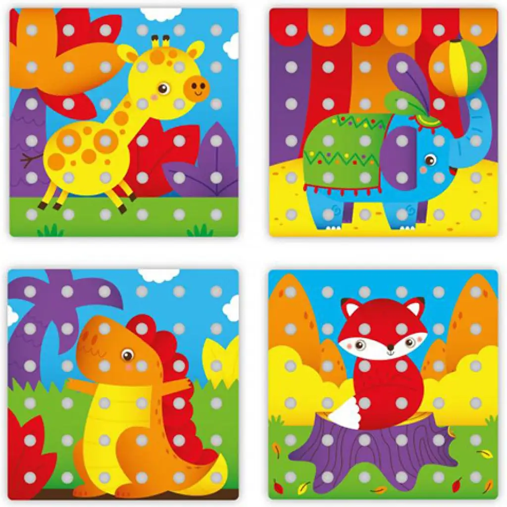 Quercetti: Jumbo Pötyi 2 az 1-ben 45db-os szett kép 5