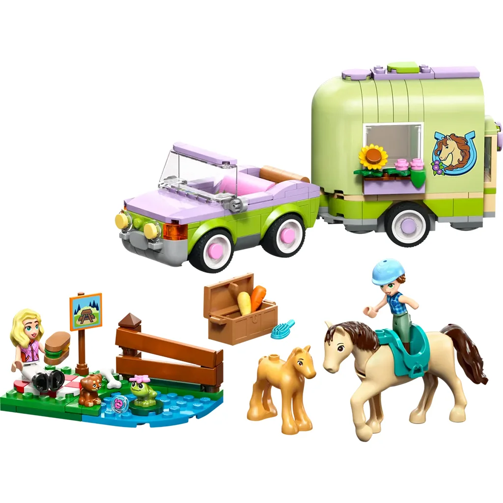 LEGO® Friends: Ló- és csikószállító utánfutó (42695) kép 2