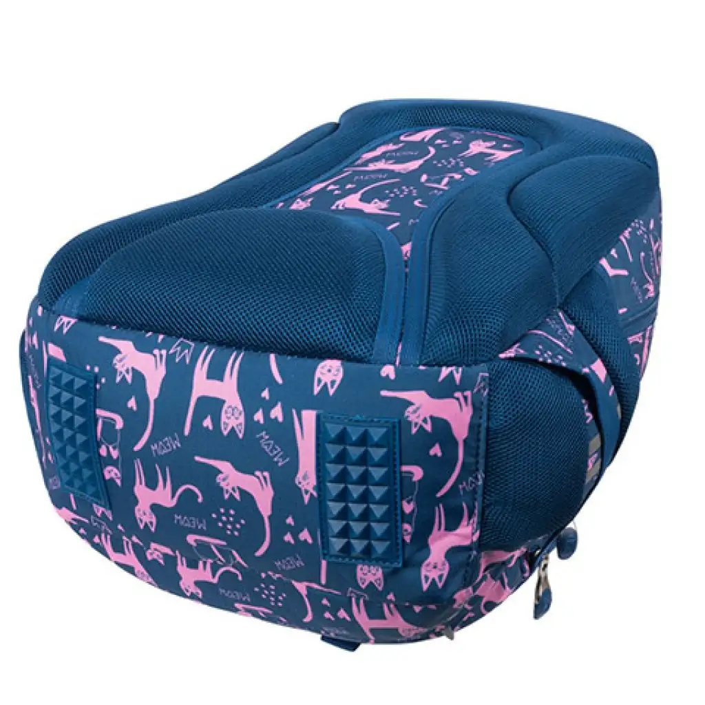 St.Right Lazy Cats háromrekeszes iskolatáska, hátizsák 39x27x17cm kép 4