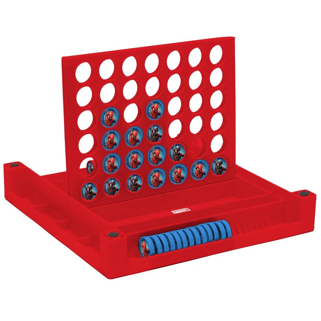 Luna: Pókember 2 az 1-ben Négyet egy sorba és Kígyók és létrák társasjáték kép 3