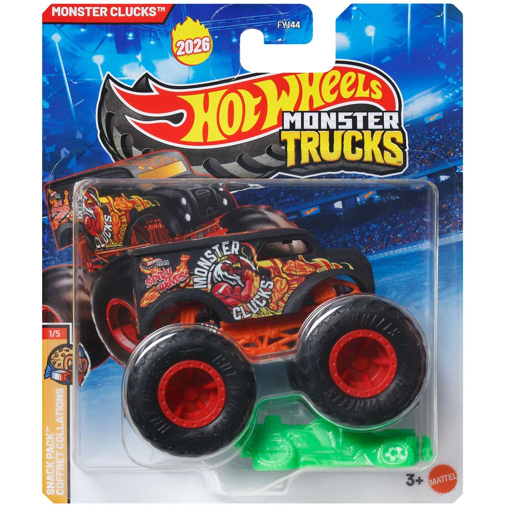 Hot Wheels Monster Trucks: Monster Clucks kisautó 1/64 - Mattel