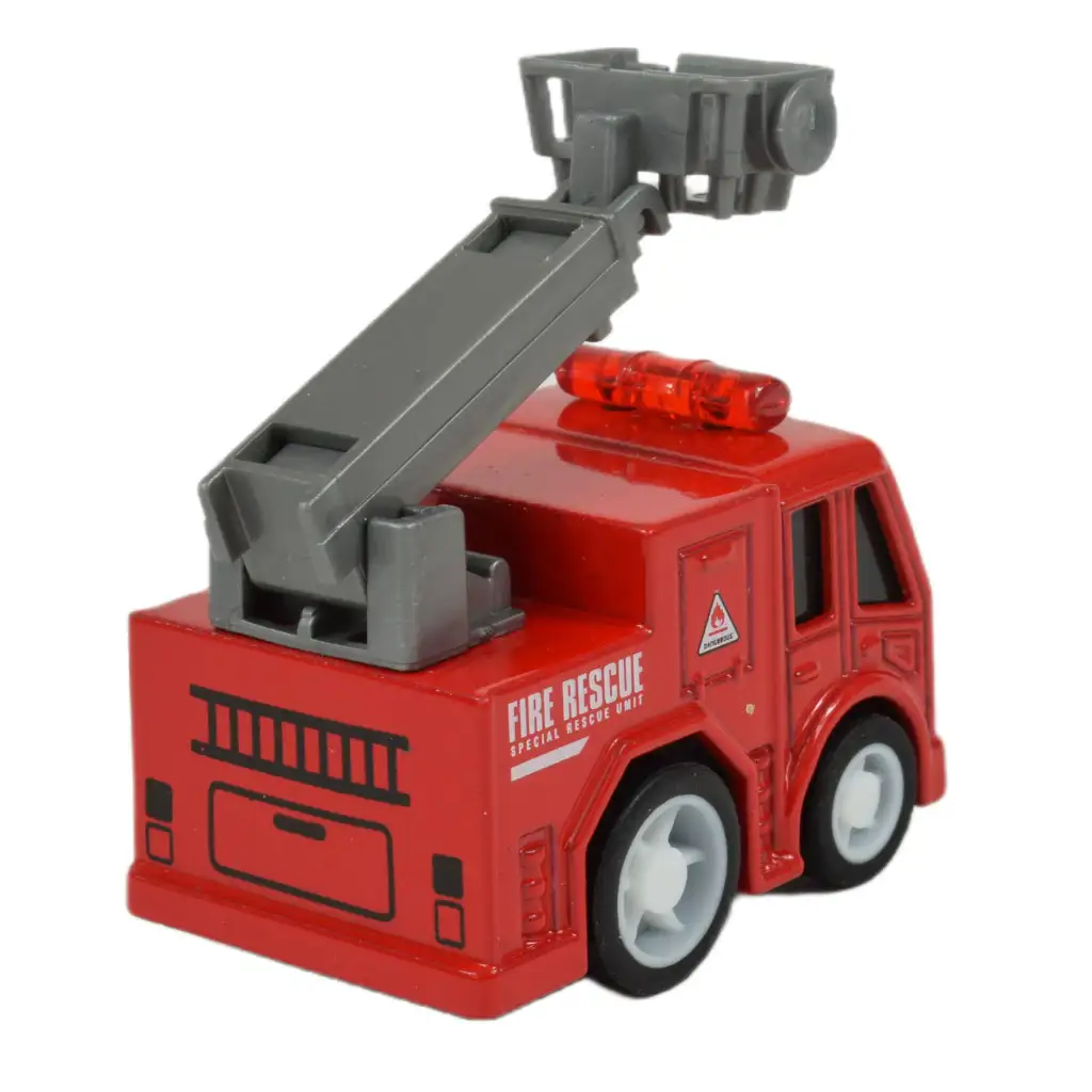 Alloy Car: Tűzoltósági autó többféle változatban 5cm kép 3