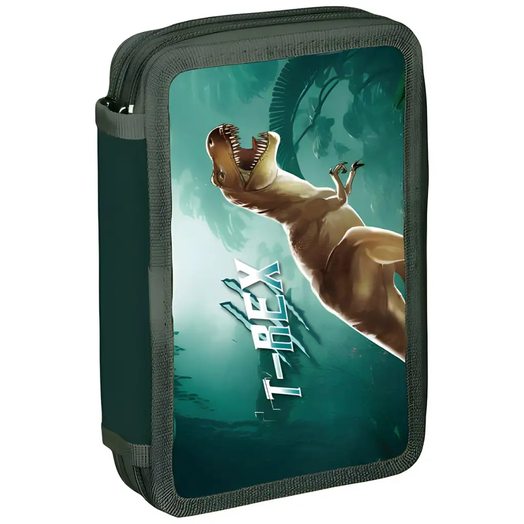 Spirit: T-rex kétszintes töltött tolltartó 28db-os 13x6x19,5cm