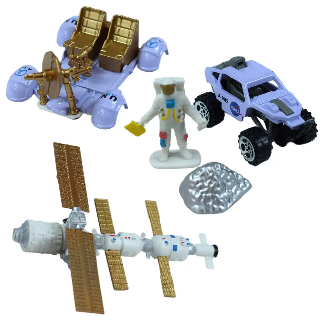 Space Team: Űr játékszett járművekkel és kiegészítőkkel többféle változatban 1db kép 3