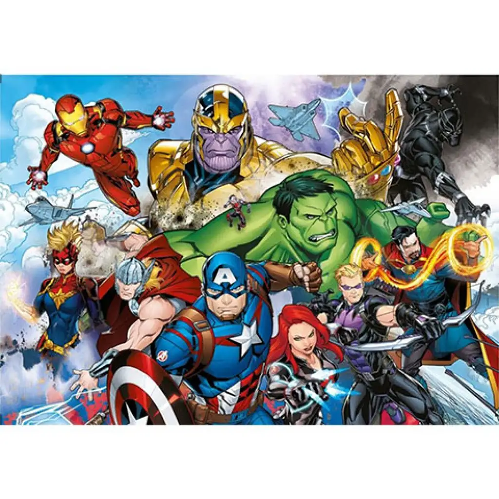 Marvel Bosszúállók Supercolor 104db-os puzzle - Clementoni kép 2