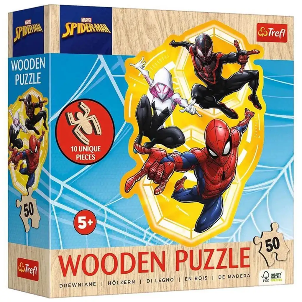 Pókember akcióban 50db-os fa puzzle - Trefl