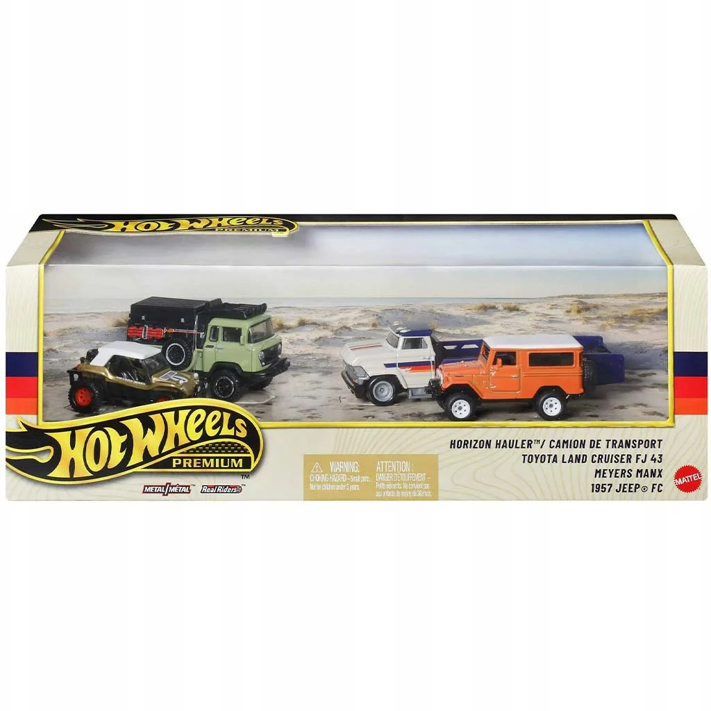 Hot Wheels: Prémium Extrém Kalandjáró kisautó 4db-os csomag - Mattel