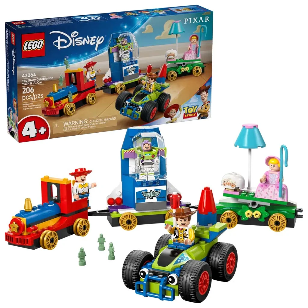 LEGO® Disney: Toy Story ünnepi vonat és RC versenyautó (43264)
