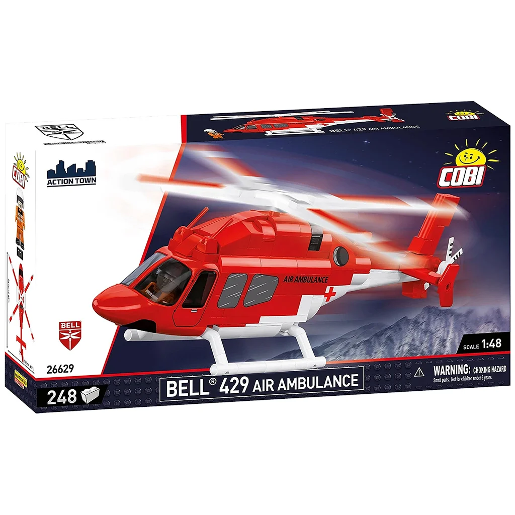 COBI: Bell 429 Légi Mentő helikopter építőjáték (26629)