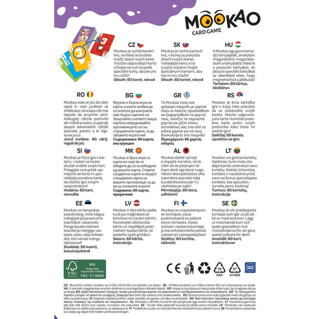 Mookao bocis kártyajáték - Trefl kép 3