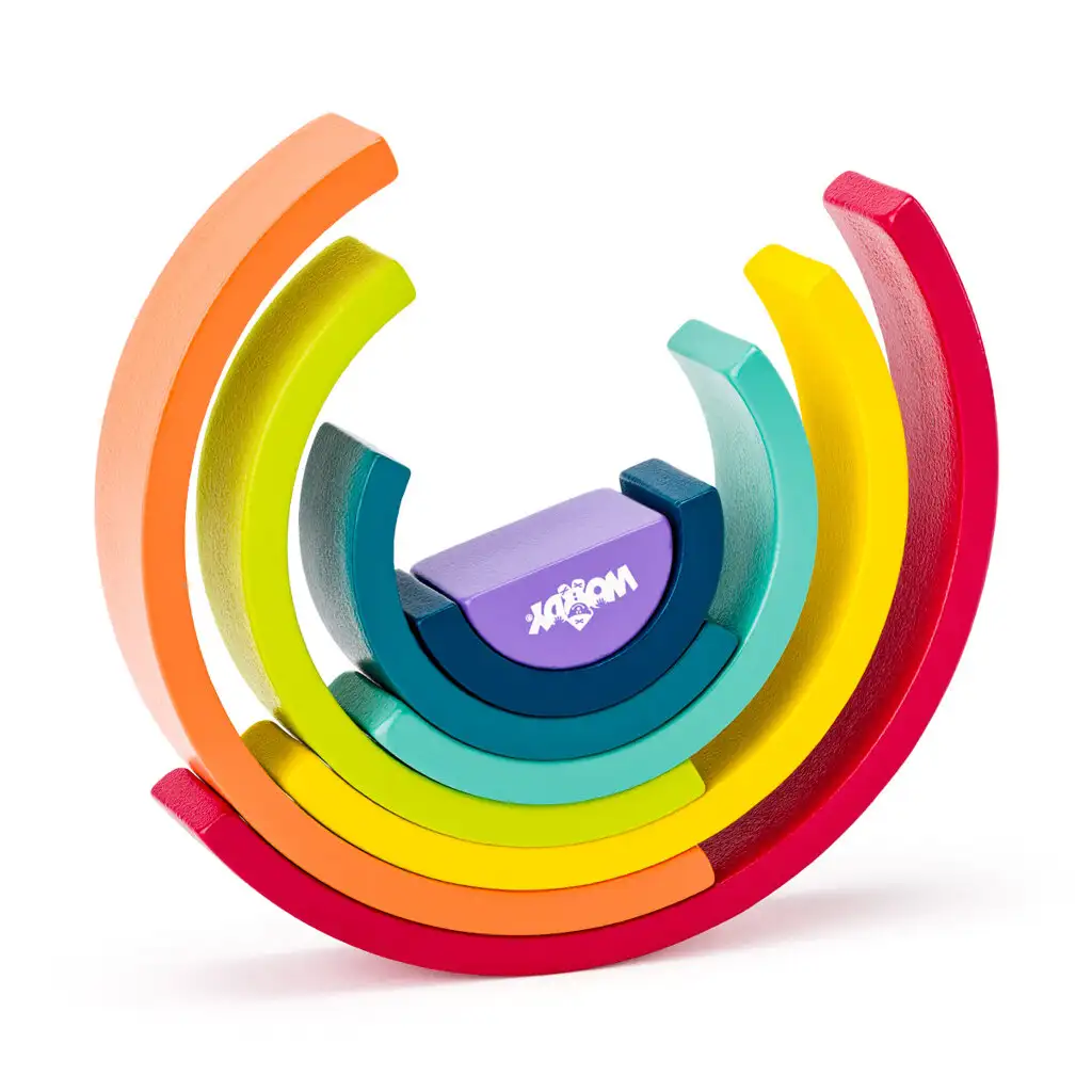 Fa Szivárványos Balance ügyességi játék - Woodyland kép 3