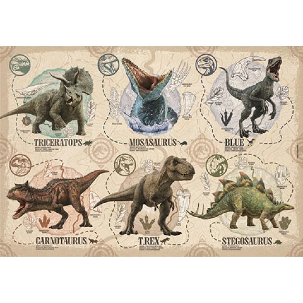 Jurassic World 104db-os Super Color Puzzle - Clementoni kép 2