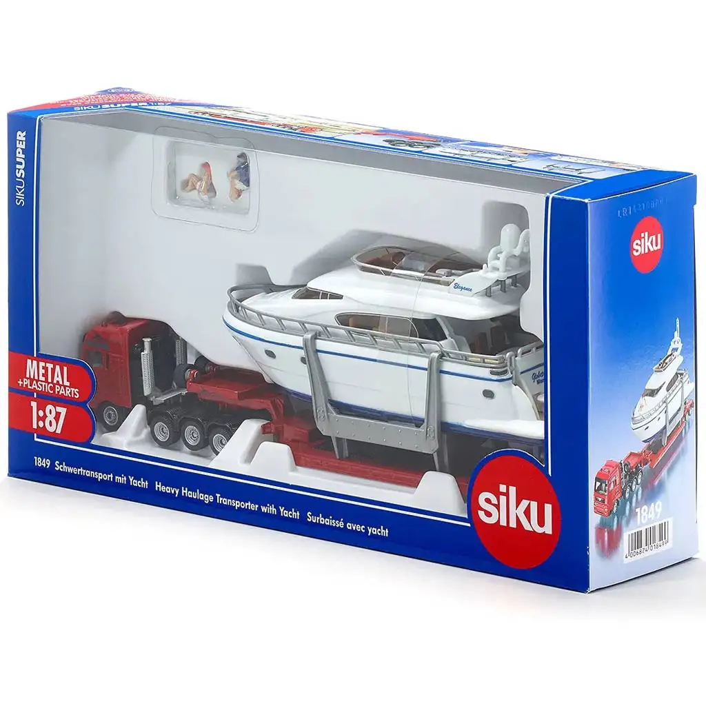 SIKU MAN trailer-es kamion jachtal 1/87 kép 3