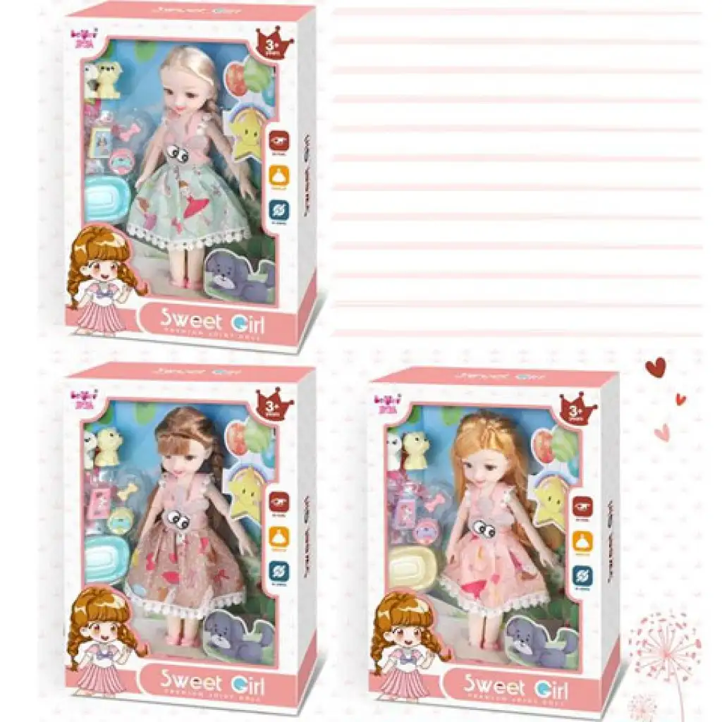 Jenny Sweet Girl játékbaba szett többféle változatban