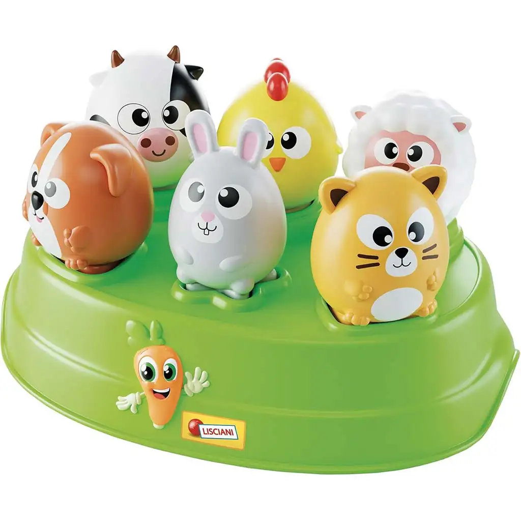 Carotina baby: Farm állatos formaillesztő játék - Lisciani kép 3