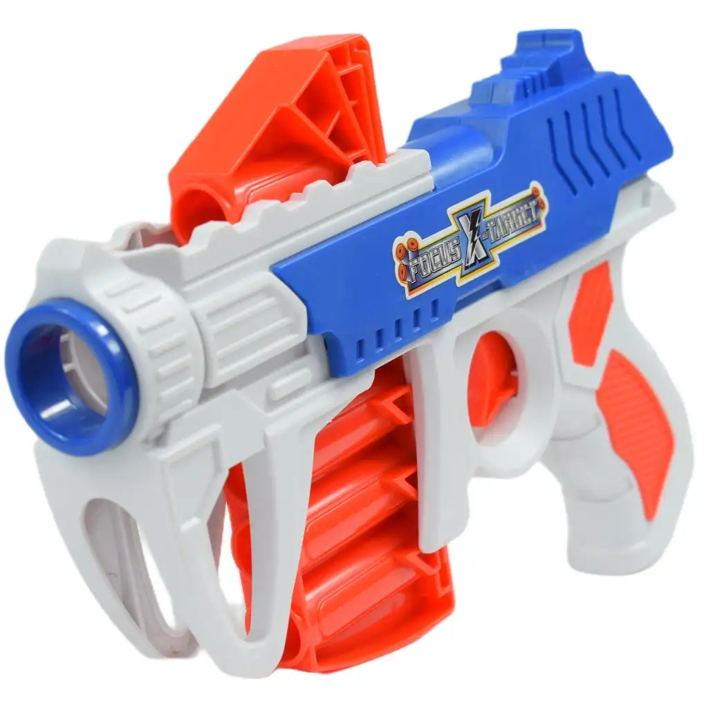 Dart League: Elektronikus forgó céltábla, manuális szivacslövő fegyverrel és lövvedékekkel kép 3